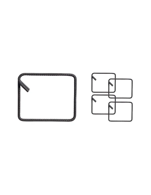 Staffe Antisismiche Armatura Ferro 20x25 cm Strutture Cemento Formati Multipli 1 pz., 5 Merkproduct