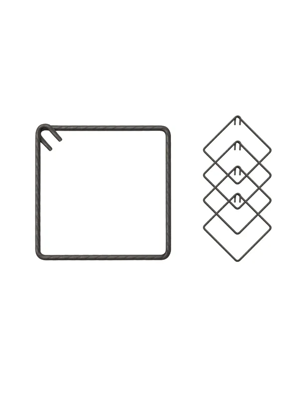 Koop Vandaag Staffe Antisismiche Armatura Ferro 45x45 cm Strutture Cemento Formati Multipli 1 pz., 5