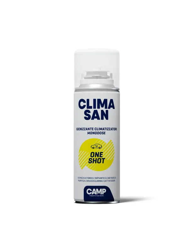 CAMP Igienizzante ClimaSan One Shot Spray Climatizzatori Abitacoli Auto Camper 200ml Lage Prijs