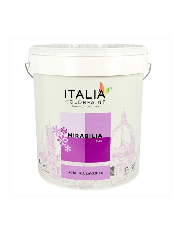 Beperkte Voorraad Mirabilia Plus Idropittura Acrilica Lavabile Per Interni 1 pz., 2.5 lt