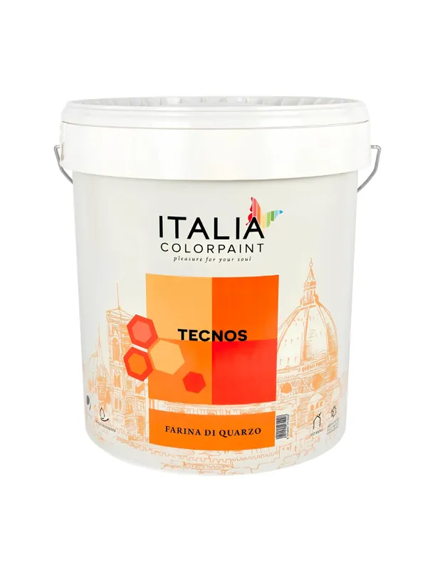 Betrouwbaar Tecnos Le Classiche Idropittura Farina di Quarzo Acrilica Idrorepellente 4 lt, 1 pz.