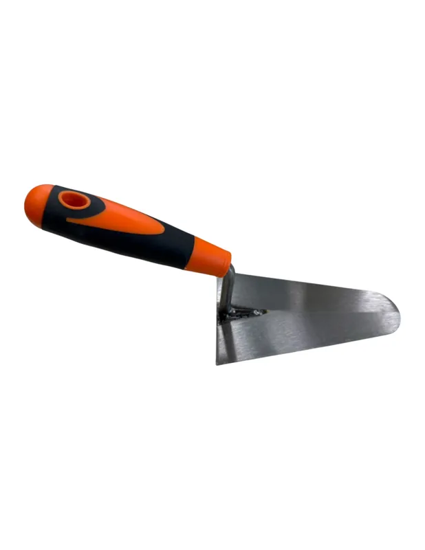 Cazzuola Punta Tonda Da 160 mm Manico Ergonomico Antiscivolo Gomma Edilizia Laatste Kans