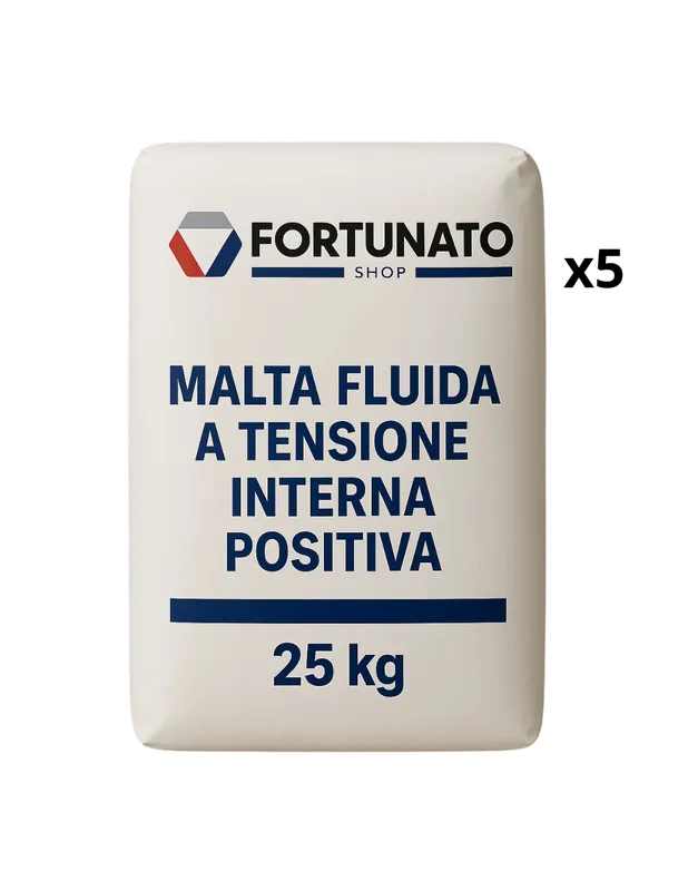 Betaalbaar Malta Fluida Premiscelata Espansiva Ancoraggi Ripristino 5 Confezioni 25 Kg