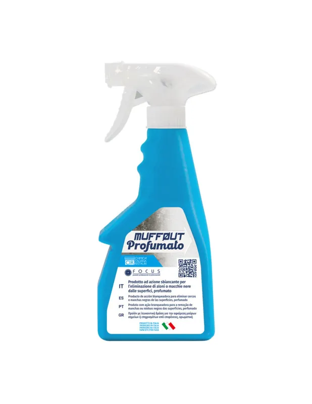 MUFFØUT Profumato Azione Sbiancante Aloni Macchie Nere Superficiali 500 ml Uitverkoop