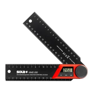 Goniometro Digitale WMD 200 Alta Precisione ±0.30° Display LCD Scala mm cm Fabrieksprijs