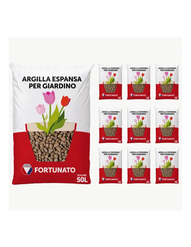 Argilla Espansa Leggera Per Piante 50 L 8-20 mm Pezzi 10 Betrouwbaar