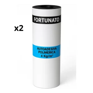 Guaina Autoadesiva Ardesiata Bianca 4 Kg/m² CASASCIUTTA 2 Rotoli 1 x 10 m Alleen Vandaag