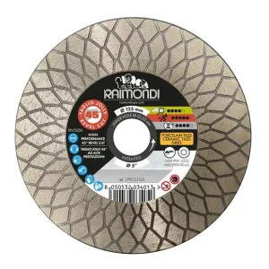 Disco Diamantato Diametro 125mm Taglio Jolly 45° F22,2mm Smussatura Superprijs