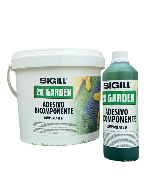 Adesivo Epossi-Poliuretanico Bicomponente 2K Garden Incollaggio Prati Sintetici Seizoensaanbieding