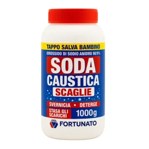 Soda Caustica Scaglie Per Pulizie E Svernicianti Formato 1 Kg Premium