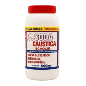 Soda Caustica Scaglie Disgorgante Tubature e Scarichi 1 Kg Gecertificeerd