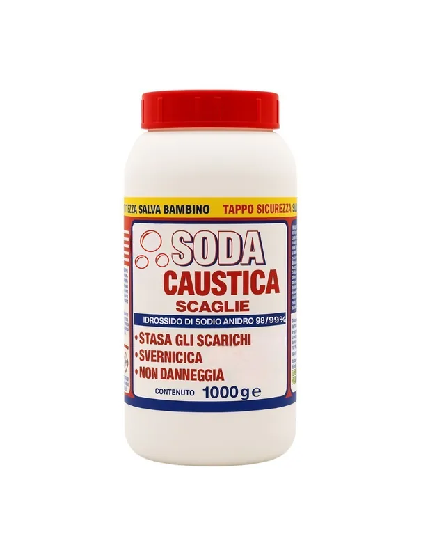 Soda Caustica Scaglie Disgorgante Tubature e Scarichi 1 Kg Gecertificeerd