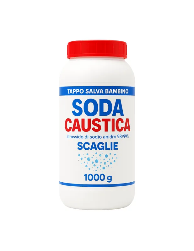 Soda Caustica in Scaglie Per Pulizia E Sgrassaggio Formato 1 Kg Koop Online