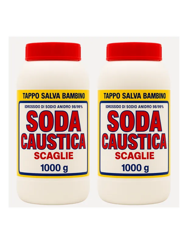 Soda Caustica Sporco Ostinato In Scaglie Formato 1 Kg Pezzi 2 Lage Prijs