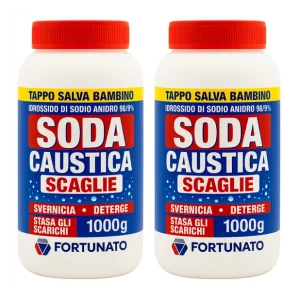 Betrouwbaar Disgorgante Potente per Scarichi e Forni Soda caustica da 1 Kg Pezzi 2