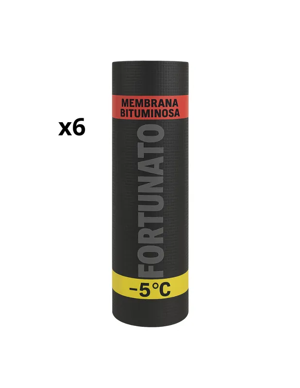 Express Levering Membrana Bituminosa Impermeabilizzante CASASCIUTTA 4 kg/mq -5°C 6 Rotoli 1x10 m