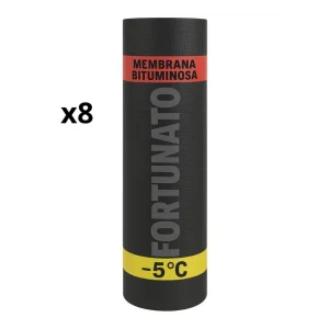 Membrana Bituminosa Impermeabilizzante CASASCIUTTA 4 kg/mq -5°C 8 Rotoli 1x10 m Gratis Retour