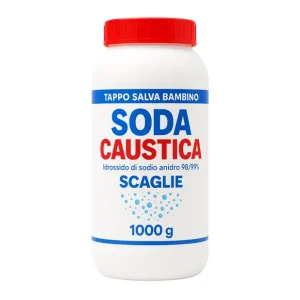 Soda Caustica in Scaglie Bianche di Idrossido di Sodio Formato 1 Kg Korting