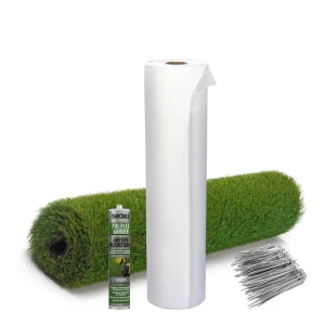 Prato 2 mt x 10 mt Fili 25 mm Tessuto Non Tessuto Adesivo 40 Picchetti Meest Verkocht