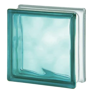 Vetromattone Effetto Ondulato Diffusione Luce Modello Pure 190 x 190 x 80 mm 1 pz., Turchese Veilige Betaling
