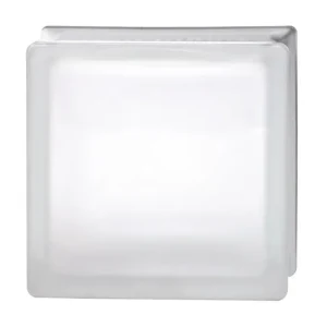 Vetromattone Neutro Satinato Bianco 190 x 190 x 80 mm Confezione 6 Pezzi Seizoensaanbieding