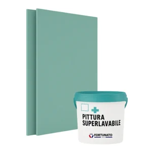 Fabrieksprijs Set 1 Idrolastra Cartongesso H2 BA13 1200x2000 Pittura Superlavabile 2,5 L