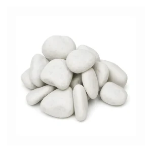 Ciottoli Bianco Carrara Eleganza Per Spazi Esterni 1 pz., 5 Kg, 25/40 Aanbieding