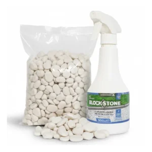 Dagaanbieding Kit Stabilizzazione Ciottoli Sacco da 5 Kg Con Legante Confezione 0,5 L 1 pz., 15/25