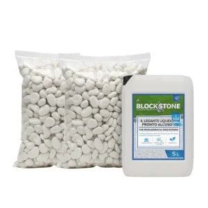 Kit Stabilizzazione Ciottoli 2 Sacchi 25 Kg Con Legante Formato 5 L 1 pz., 15/25 Hoge Kwaliteit