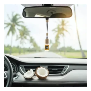 Deodorante Auto Cocco Naturale Senza Alcol Per Freschezza Duratura Populair