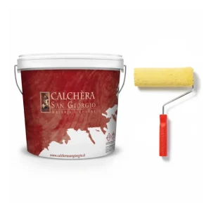 Snelle Levering Kit Pittura Naturale Antibatterica E Rullo In Lana Giallo 25 cm 1 pz., 5 Kg