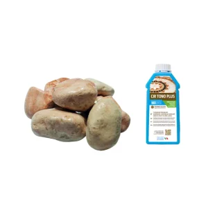 Ciottoli Rosa Corallo Effetto Bagnato Brillante Protettivo CIR TONO PLUS 1 pz., 25/40, 5 kg + 1 L Beperkt Aanbod