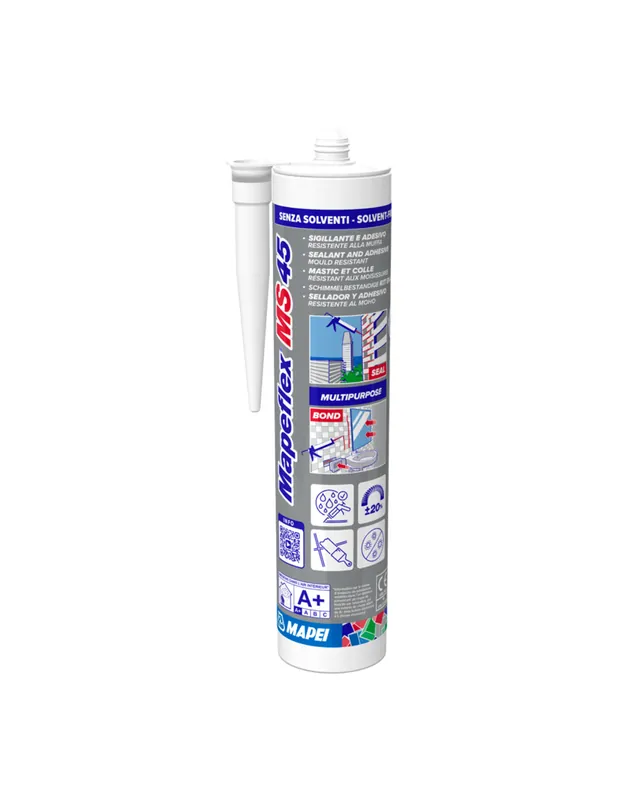 Finale Uitverkoop Mapeflex Ms45 Sigillante E Adesivo Elastico Universale Mapei 300 ml 1 pz., Bianco - 100