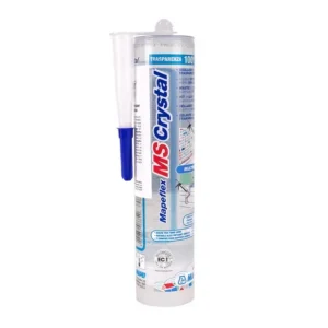 Silicone Trasparente Mapei Mapeflex Ms Crystal Per Sigillature Invisibili 300 ml Laatste Kans