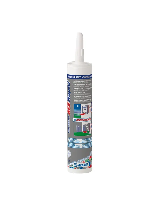 Hoge Kwaliteit Ultrabond Ms Rapid Adesivo Di Montaggio Deformabile 300 ml 1 pz., Bianco - 100
