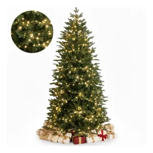 Betaalbaar PinoBrillo Albero Di Natale con 950 Luci Led Incorporate Effetto Real Touch 210 cm