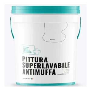 Koopje FORTUNATO Pittura Ultra Opaca Super Lavabile Antimuffa Protezione Antibatterica 1 pz., 2.5 lt