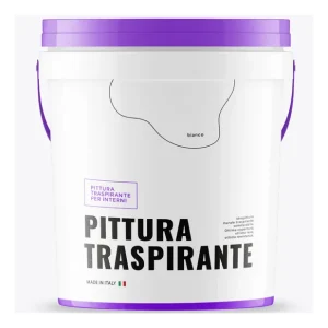 Actieprijs FORTUNATO Idropittura Traspirante Semi Lavabile Alta Copertura Opaca Bianca 1 pz., 2.5 lt