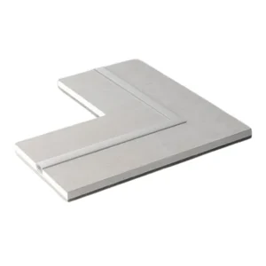 Express Levering Semilavorato Cartongesso Fibra Alluminio Illuminazione LED Angolare 14,5x29x29cm