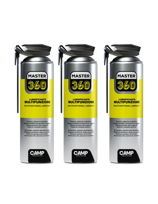 Gecertificeerd Master 360 Lubrificante Multifunzione Spray 500 ml 3 Pezzi