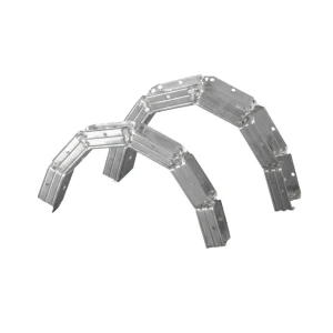 Populair Set Guide Profilo In Lamiera Zincata Per Architettura Curva 2 Misure 1 pz., 29 x 29 x 29 mm, 2