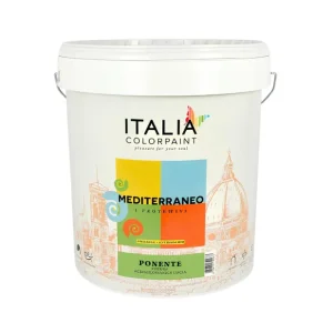 Snelle Levering Idropittura Acrilsilossanica Mediterraneo Ponente Per Interni Ed Esterni 4 lt, 1 pz.
