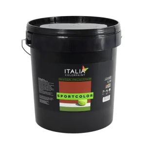 Beperkt Aanbod Pittura Acrilica Sportcolor Per Superfici Sportive 4 lt, 1 pz., Rosso