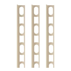 Alleen Vandaag Profili In Alluminio Verniciato Colore Beige 132 a L per Finitura Parete Proangle 1 pz., 3 PZ