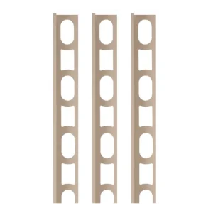 Favoriet Profili In Alluminio Verniciato Colore Sabbia 133 a L per Finitura Parete Proangle 1 pz., 3 PZ