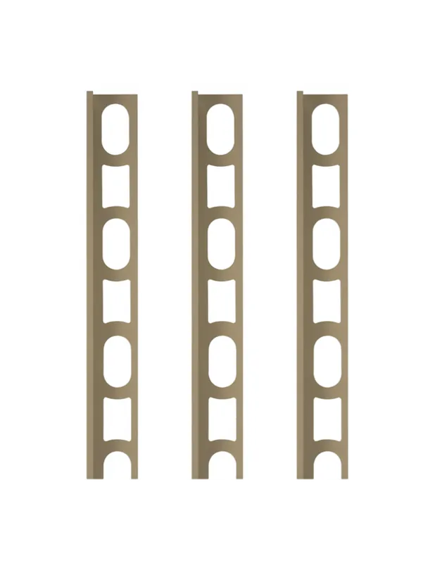 Snelle Levering Profili In Alluminio Verniciato Colore Polvere Dorata 135 a L per Finitura Parete Proangle 1 pz., 3 PZ