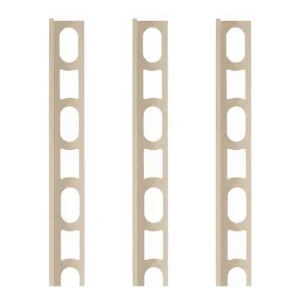 Profili In Alluminio Verniciato Colore Biscotto 188 a L per Finitura Parete Proangle 1 pz., 3 PZ Must-Have