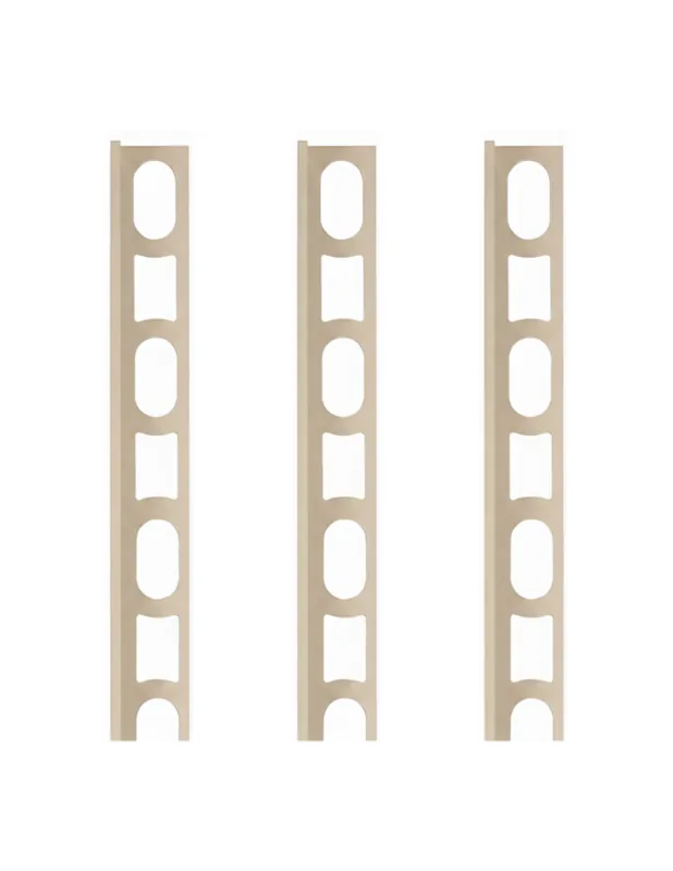 Profili In Alluminio Verniciato Colore Biscotto 188 a L per Finitura Parete Proangle 1 pz., 3 PZ Must-Have