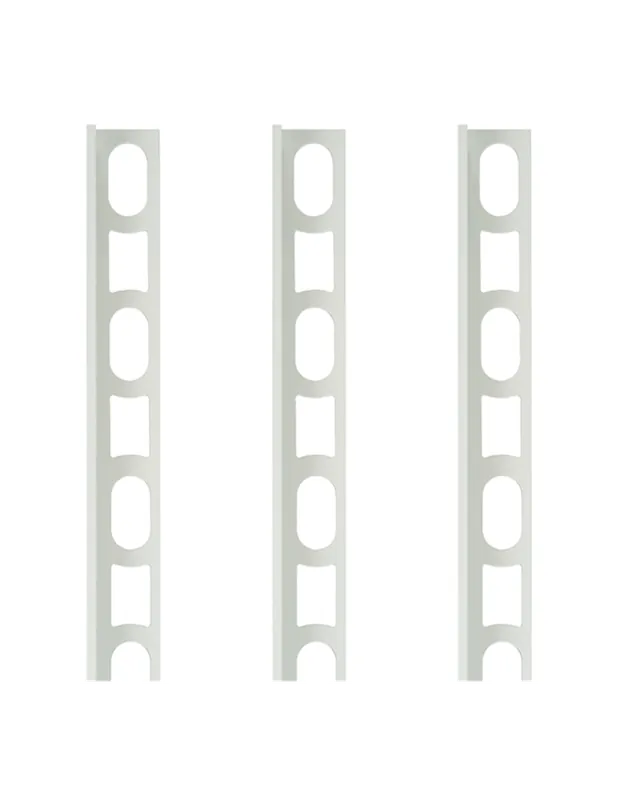 Profili In Alluminio Verniciato Colore Bianco Luna 103 a L per Finitura Parete Proangle 1 pz., 3 PZ Dagaanbieding