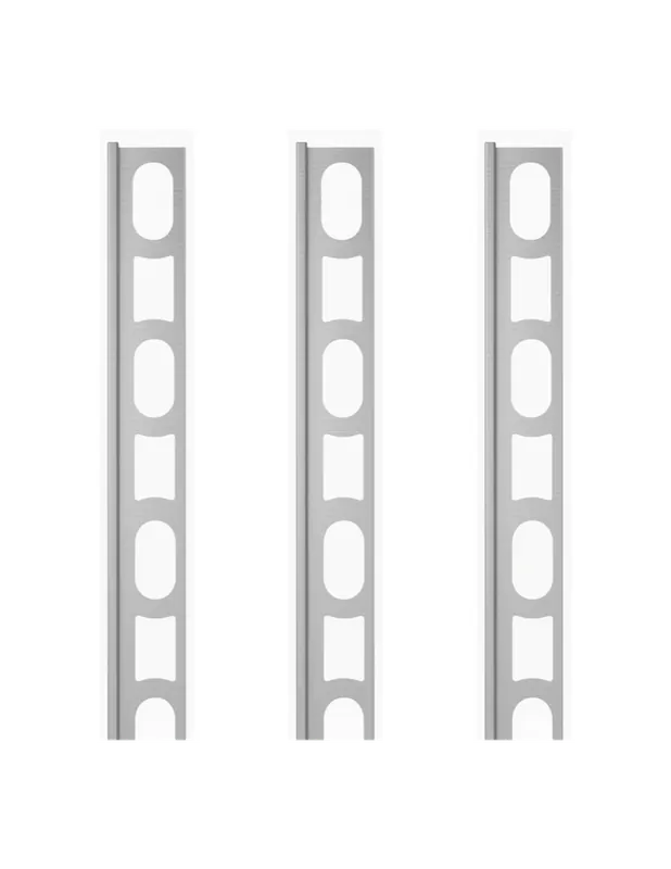 Profili In Alluminio Verniciato Colore Grigio Argento 111 a L per Finitura Parete Proangle 1 pz., 3 PZ Fabrieksprijs